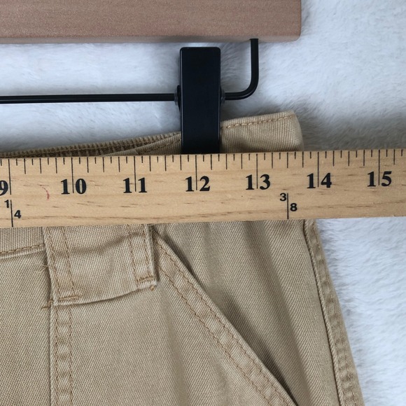 LOVE FIRE Wide Leg Cargo Pants Sz 7 28x31 Buckles Pockets Y2K Streetwear Grunge - Picture 8 of 12